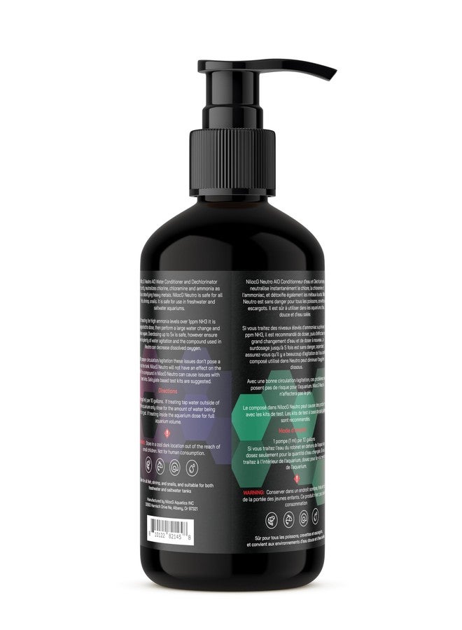 NilocG Aquatics Neutro AIO Water Conditioner and Dechlorinator, 500ml/16.9 oz, Treats 5000 gallons - Image 2